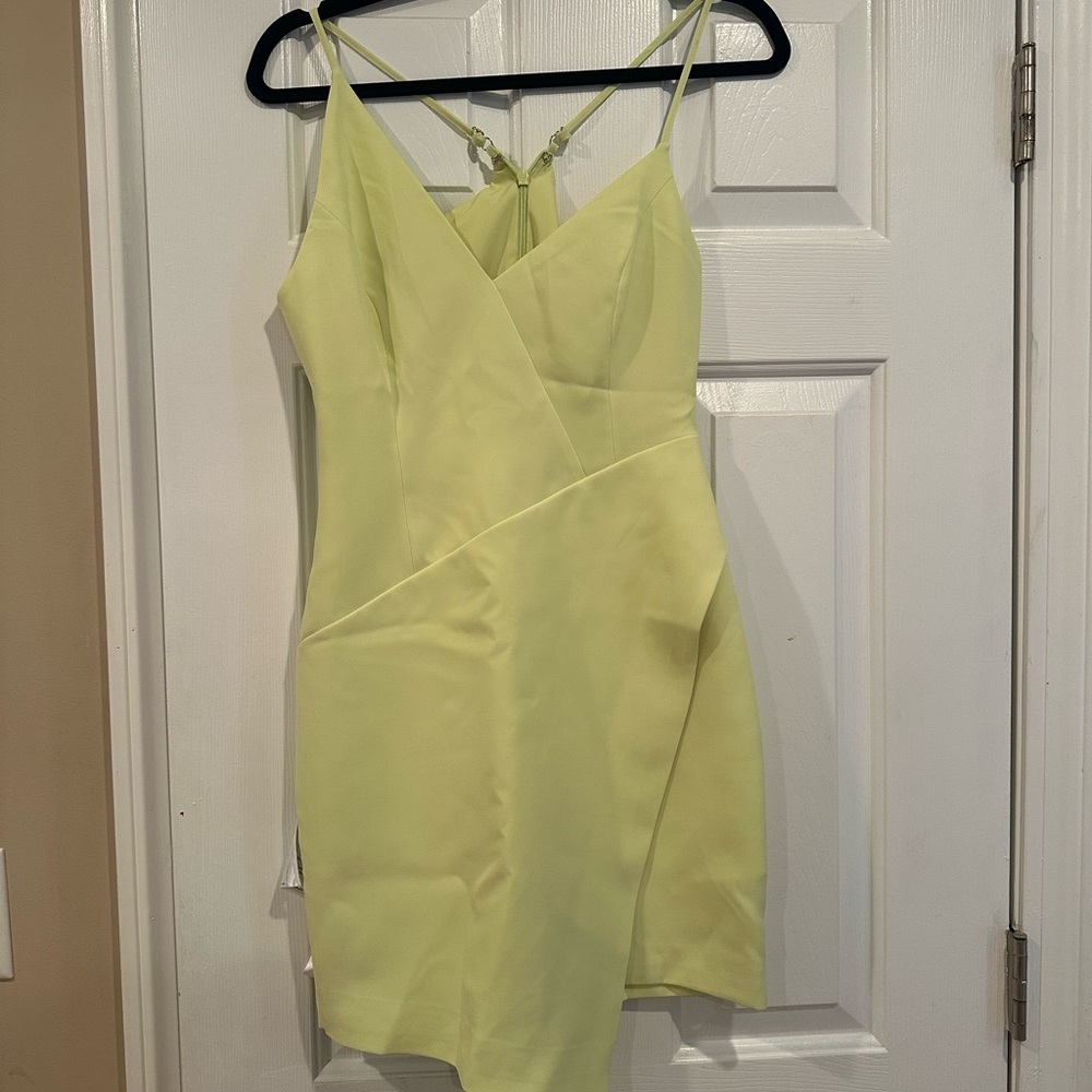 BCBGMaxAzria Yellow/Green Dress